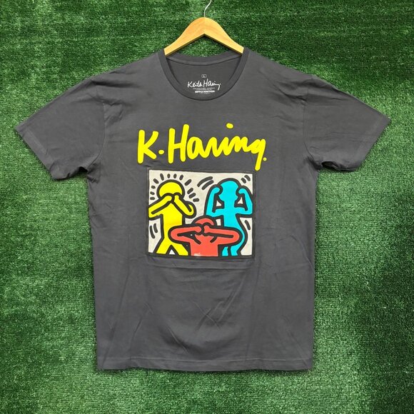 Keith Haring graphic T-shirt size large - Picture 1 of 5
